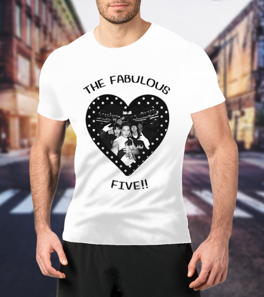The Fabulous Five Heart Team T-Shirt