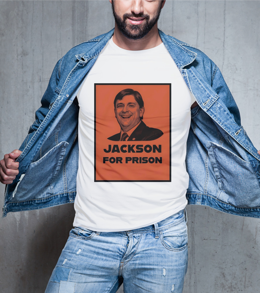 Jackson For Prison Political Satire Red T-Shirt