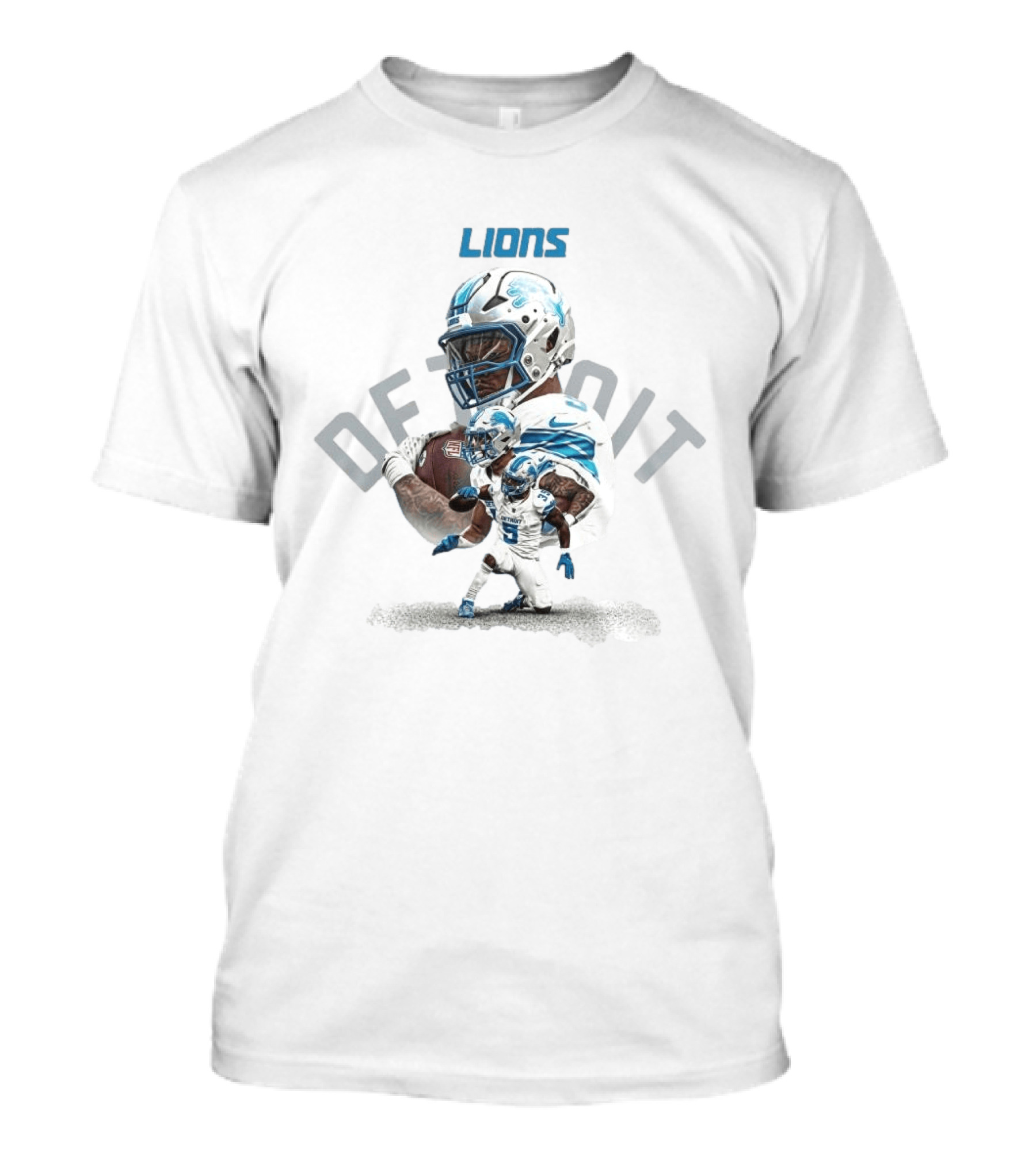 Detroit Lions David Montgomery Tribute 2026 T-Shirt