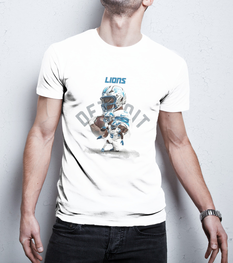 Detroit Lions David Montgomery Tribute 2026 T-Shirt