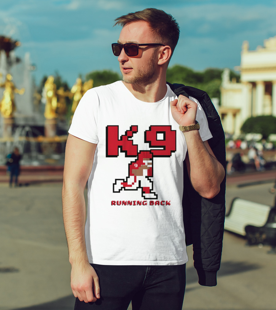Kenneth Walker III K9 Running Back Pixel Art Kansas City Chiefs T-Shirt