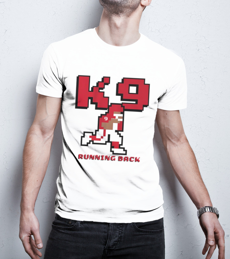 Kenneth Walker III K9 Running Back Pixel Art Kansas City Chiefs T-Shirt
