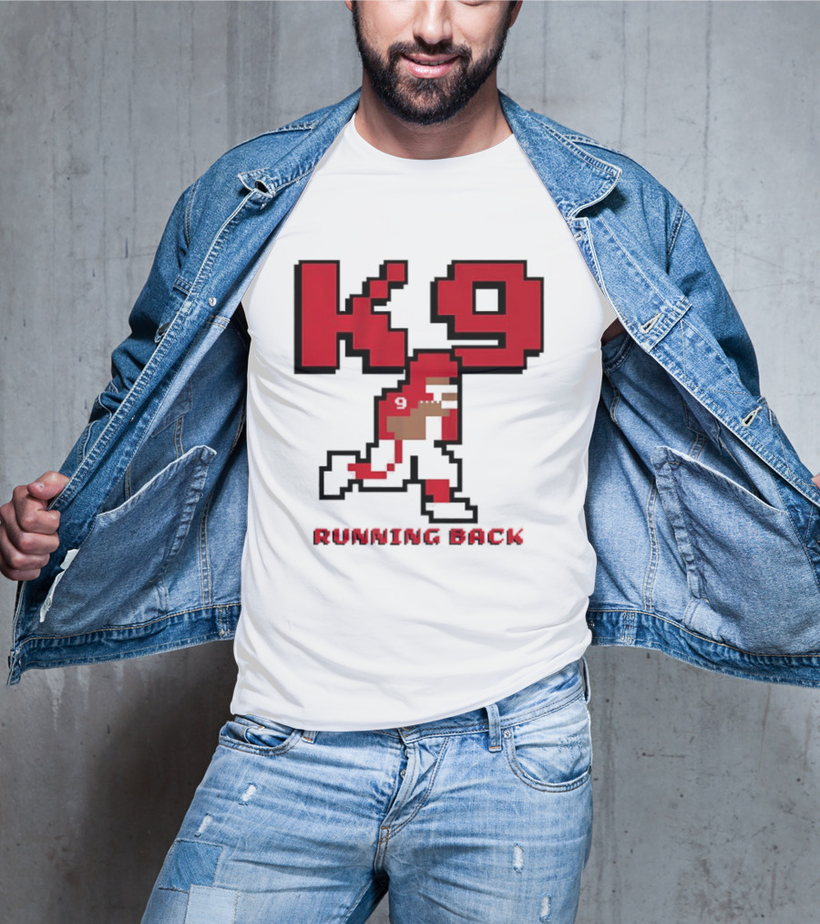 Kenneth Walker III K9 Running Back Pixel Art Kansas City Chiefs T-Shirt