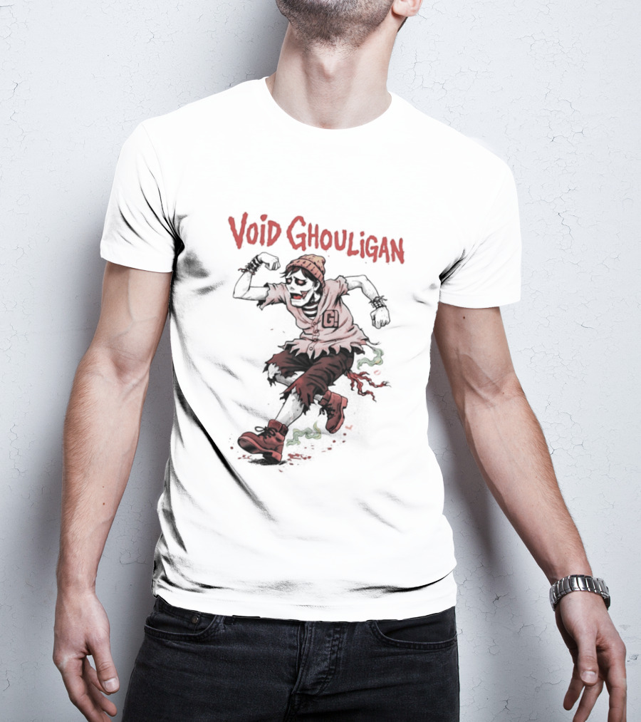 Void Ghouligan Zombie Halloween Character Running T-Shirt
