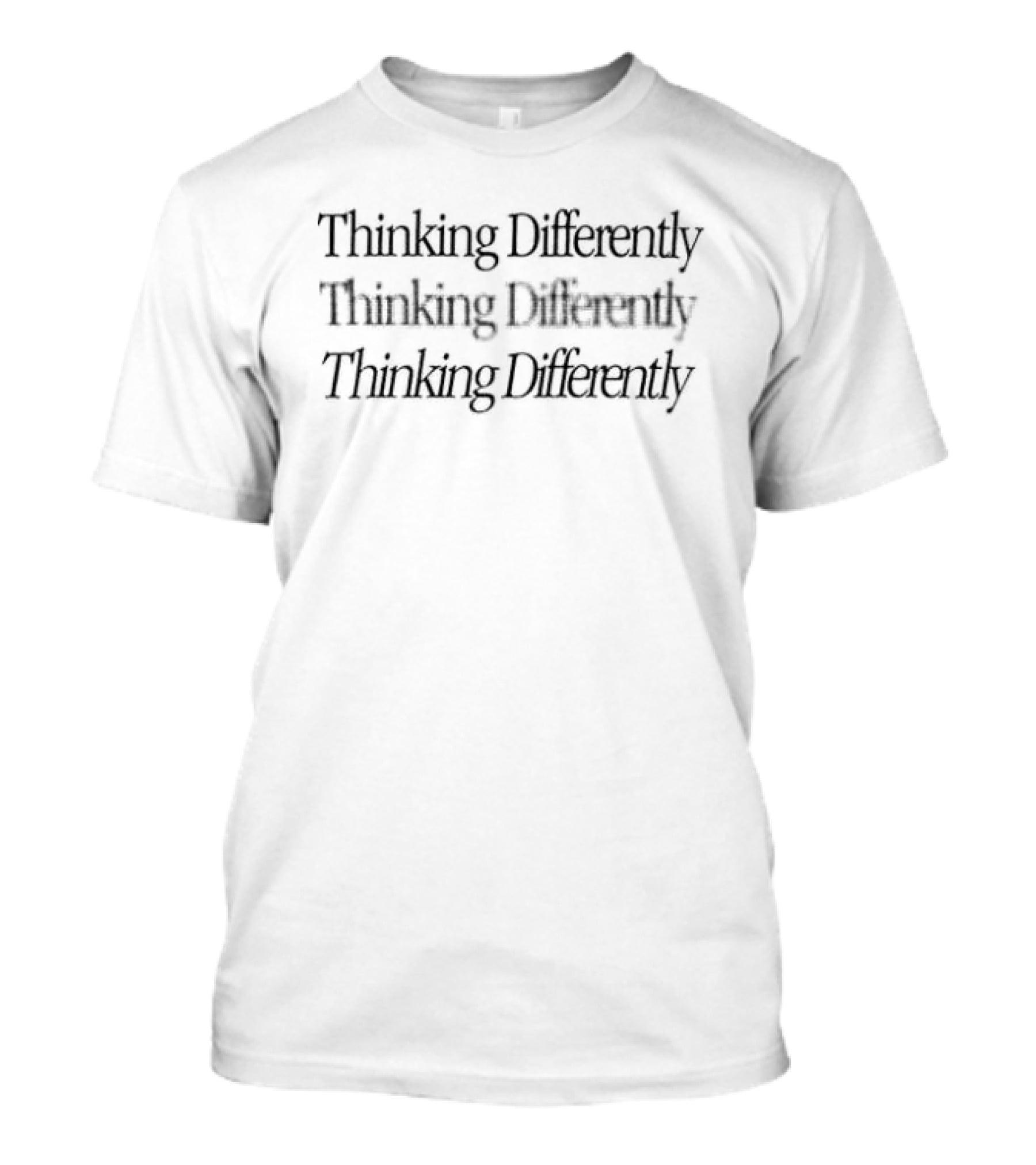 Canoopsy Thinking Differently Repeated T-Shirt