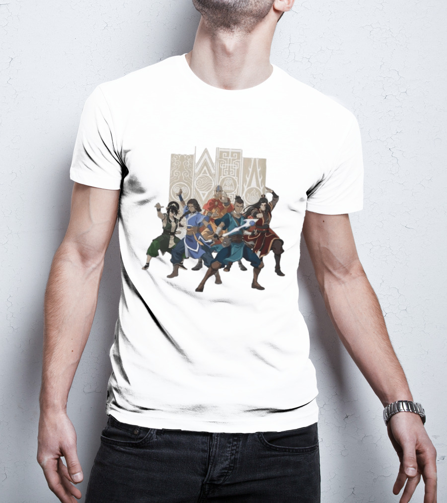 Complex Pop Avatar The Last Airbender Team Avatar Adults First Look T-Shirt