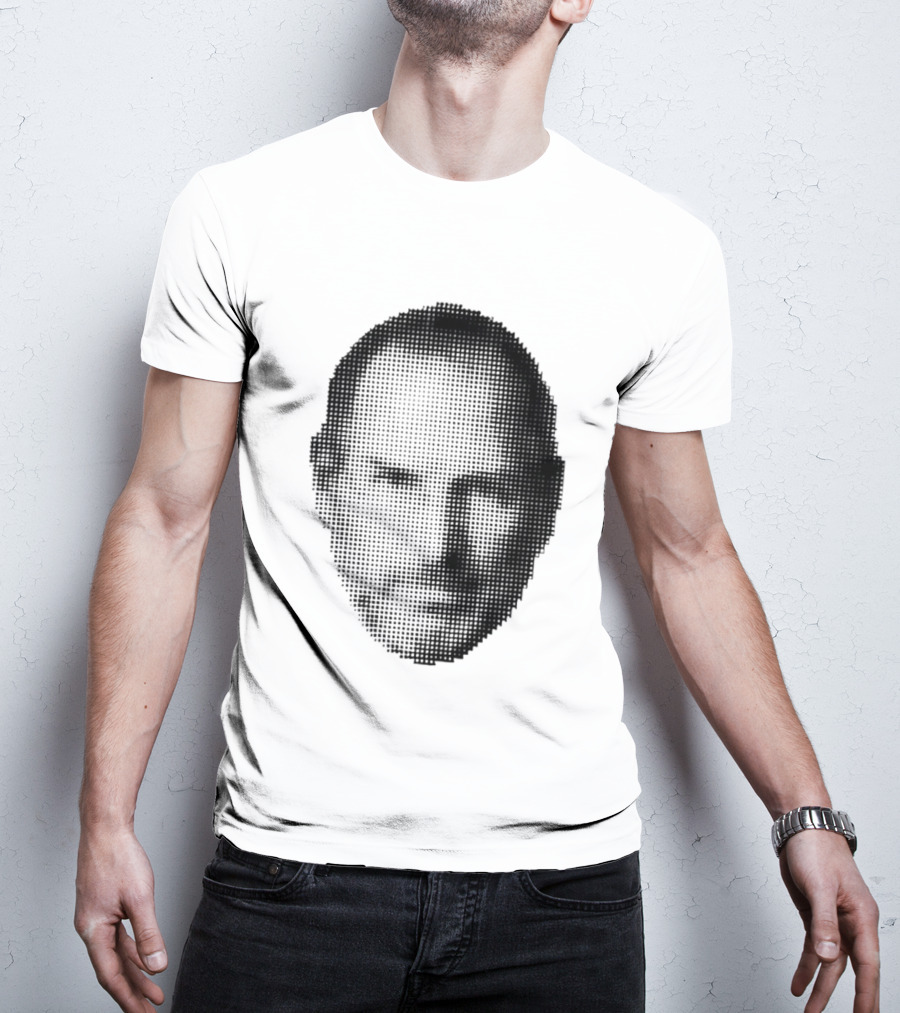 Thinking Differently Steve Jobs Portrait Dot Matrix T-Shirt