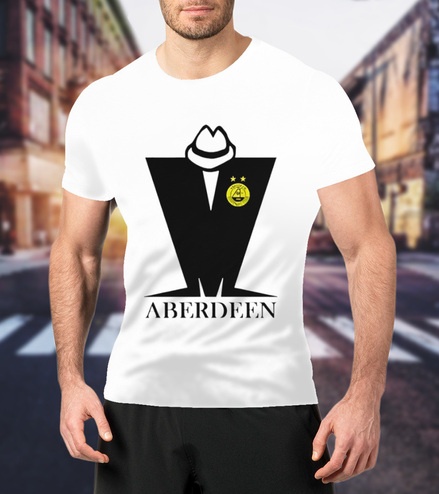 Nutty M Aberdeen FC Football Badge Fedora T-Shirt
