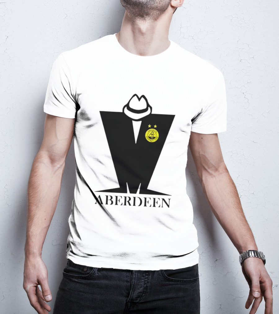 Nutty M Aberdeen FC Football Badge Fedora T-Shirt