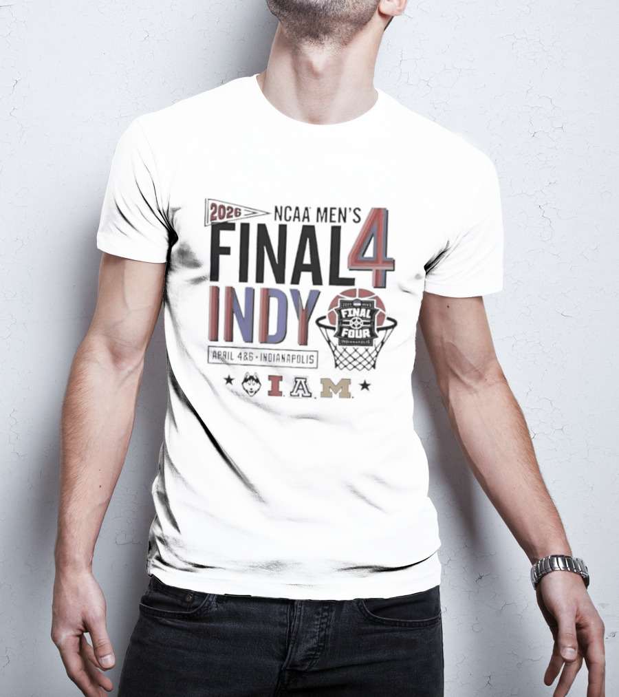 2026 NCAA Men's Final Four Indy Basketball Team Tournament IAM T-Shirt