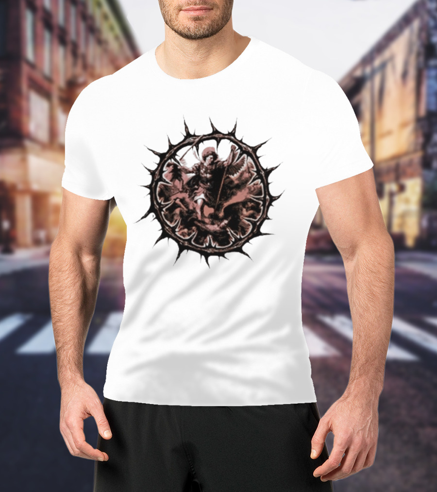 Guilt Trip Armour Of Angels 2026 AOA Embroidered Angelic Halo T-Shirt