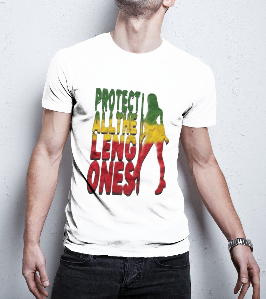 Protect All The Leng Ones Rasta T-Shirt