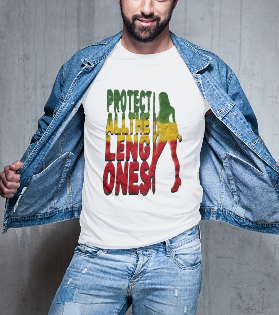 Protect All The Leng Ones Rasta T-Shirt