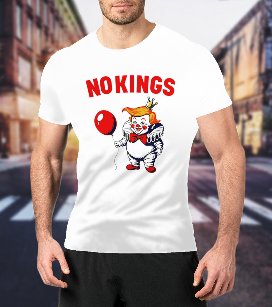 NOKINGS Trump Clown Red Balloon Crown T-Shirt