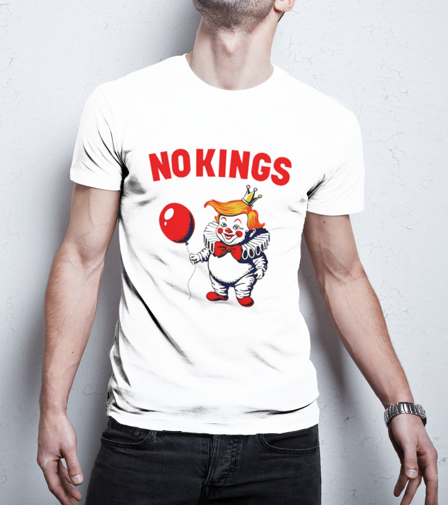 NOKINGS Trump Clown Red Balloon Crown T-Shirt