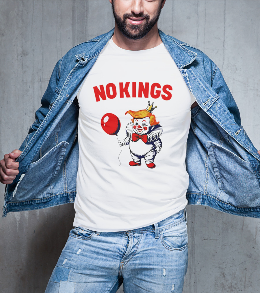 NOKINGS Trump Clown Red Balloon Crown T-Shirt