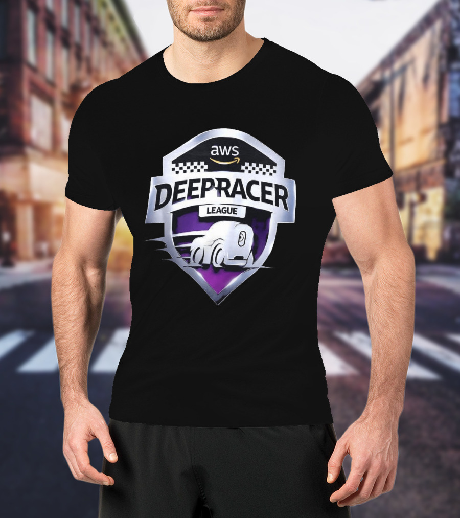 AWS DeepRacer League Shield Emblem Racing Championship T-Shirt