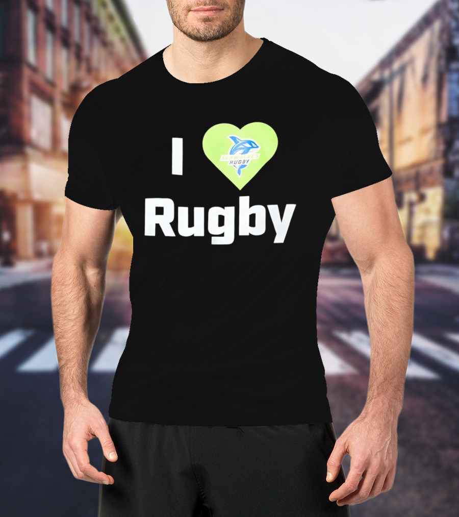 I Love Rugby Seattle Seawolves Heart T-Shirt