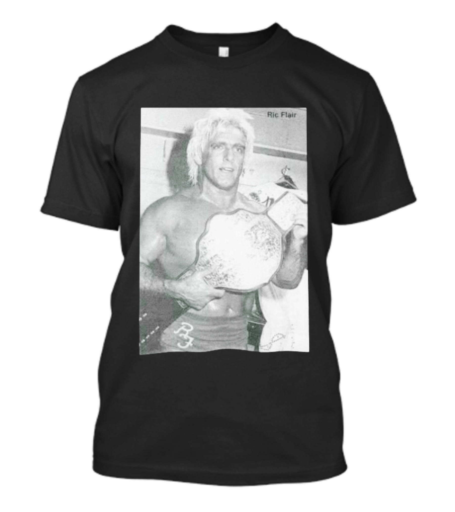 Ric Flair The Nature Boy Championship Belt Vintage Photo T-Shirt