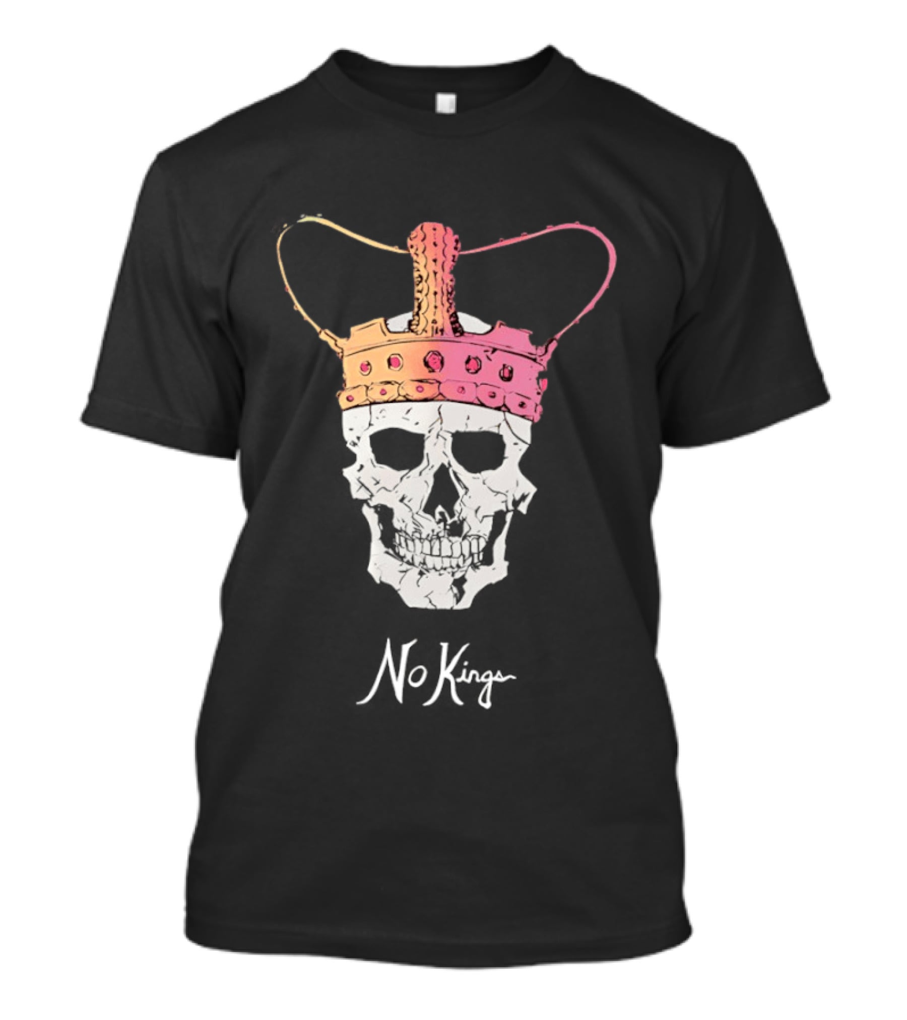 Skull No Kings Horror Crown T-Shirt