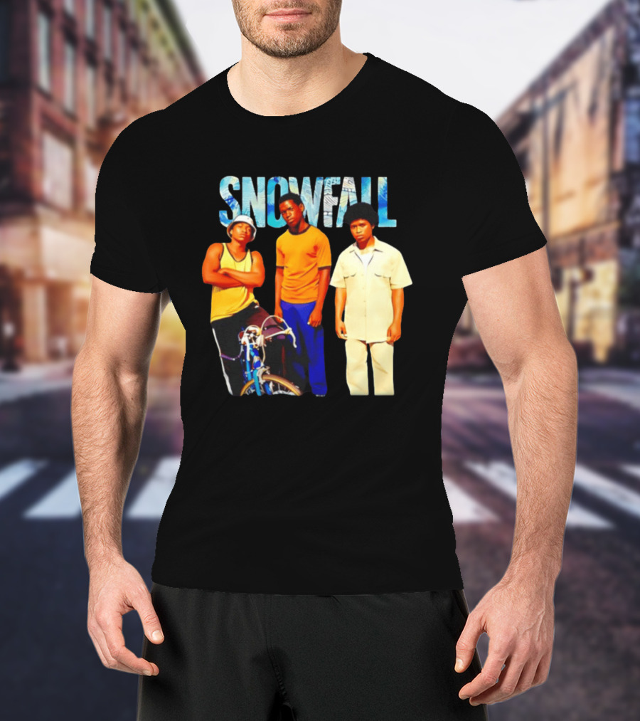 Snowfall 2017 TV Series Damson Idris Carter Hudson Gail Bean Actors T-Shirt