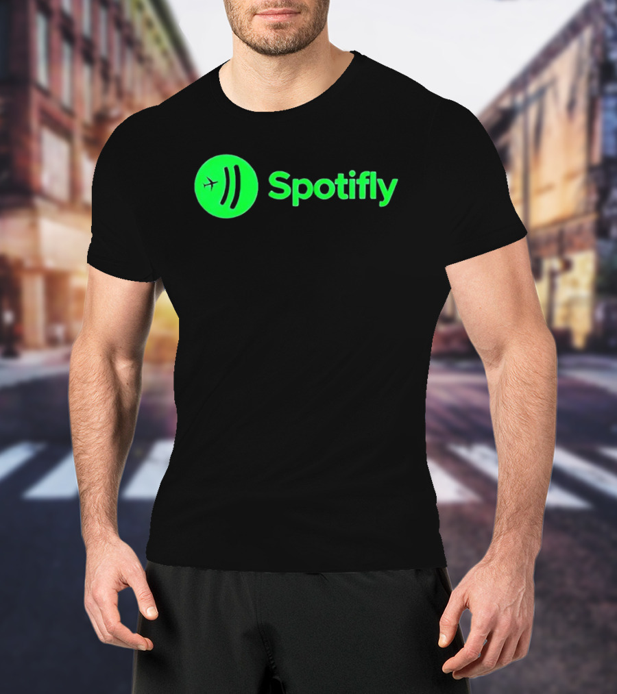 Spotifly 911 Parody Green Fly T-Shirt