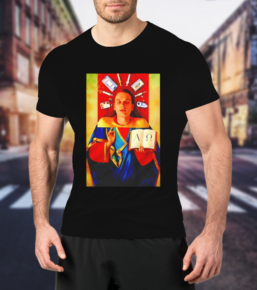 The Apostles Of Modernity Collage Meme Social Commentary Visual T-Shirt