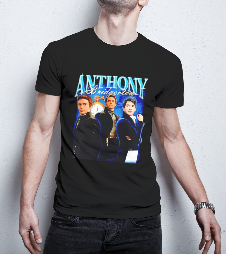 Anthony Bridgerton Netflix Series Character With T-Shirt