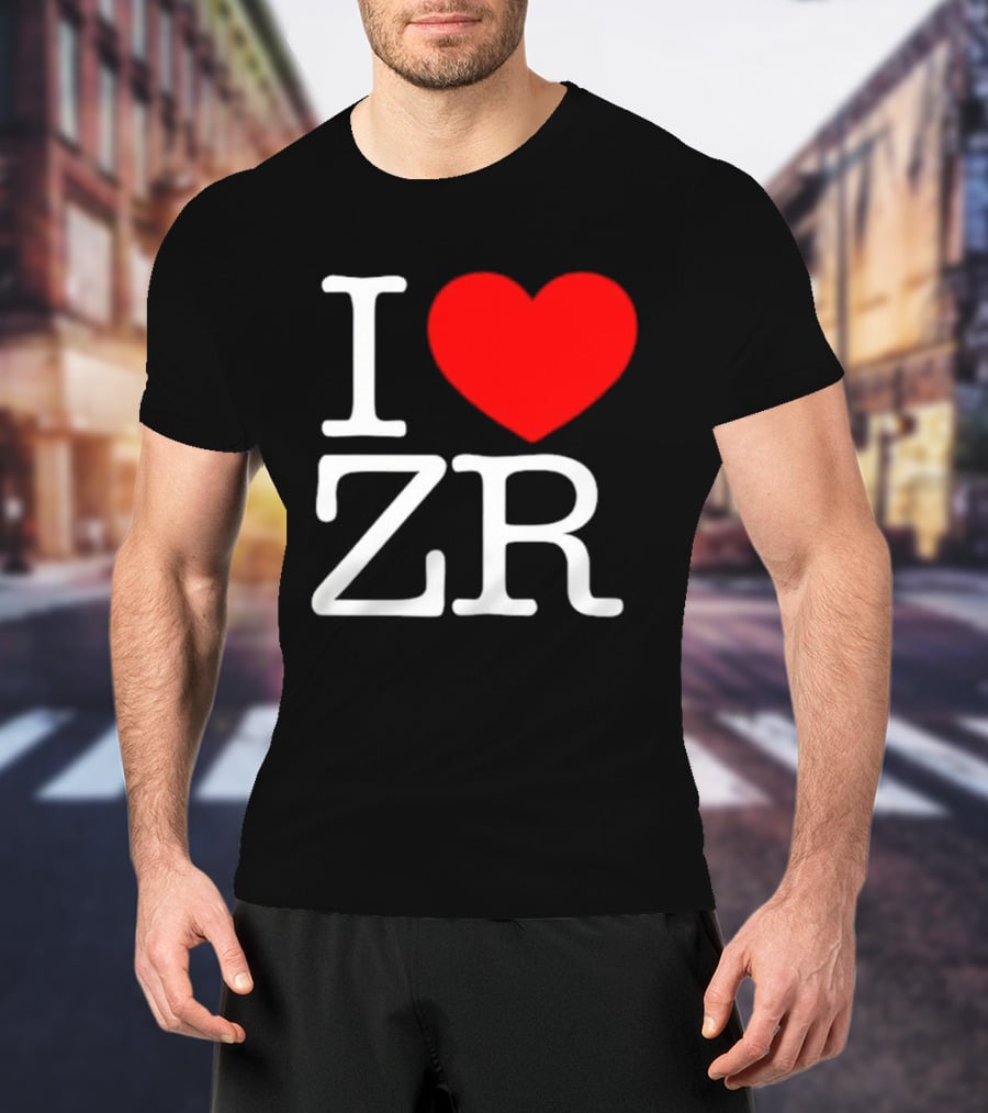 I Love ZR Red Heart T-Shirt