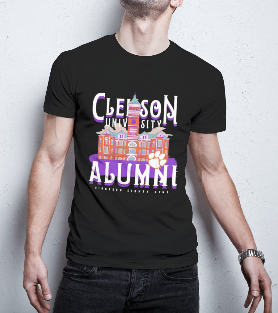 Clemson University Alumni Eighteen Eighty Nine Campus Tigers T-Shirt