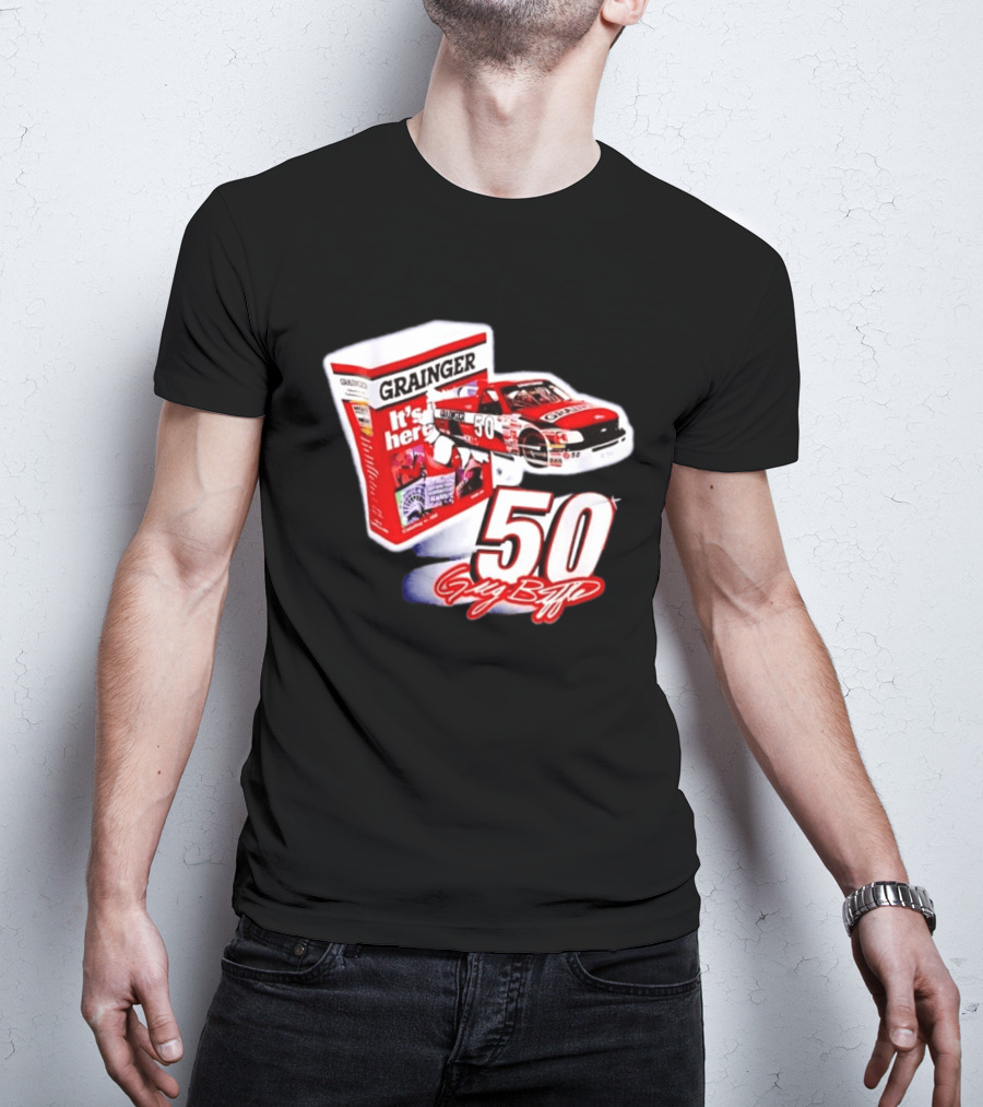 Grainger NASCAR 50 Greg Biffle Racing Car It's Here T-Shirt