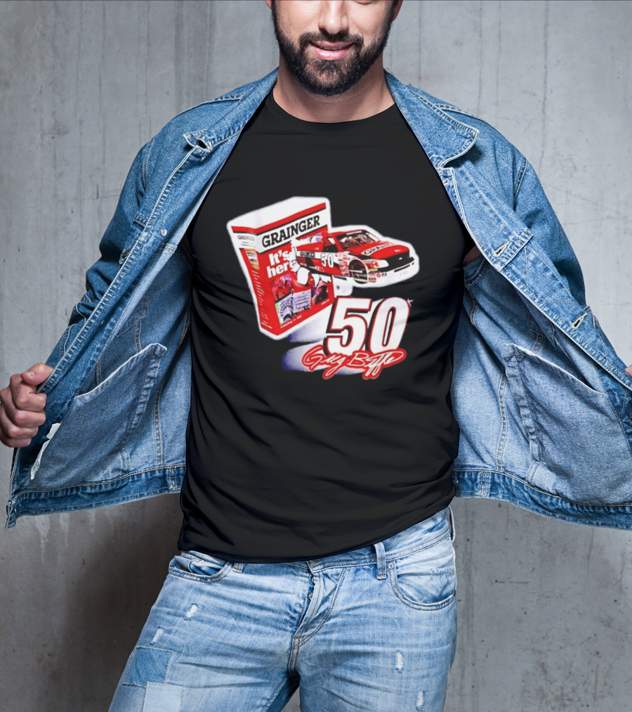 Grainger NASCAR 50 Greg Biffle Racing Car It's Here T-Shirt