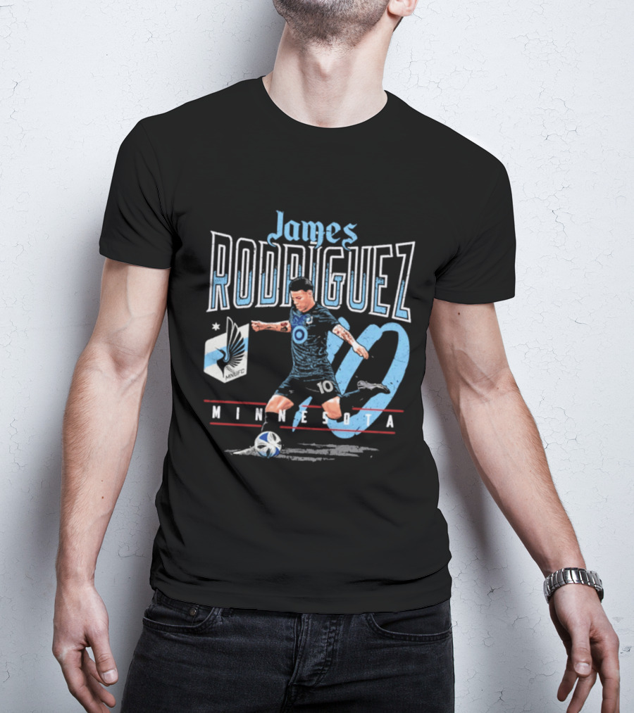 James Rodriguez Minnesota United 10 Soccer Star T-Shirt