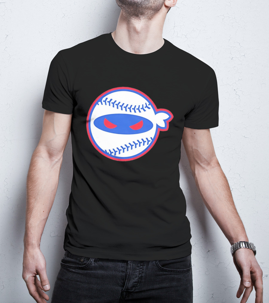 Pitching Ninja Baseball Eyes Atlanta T-Shirt