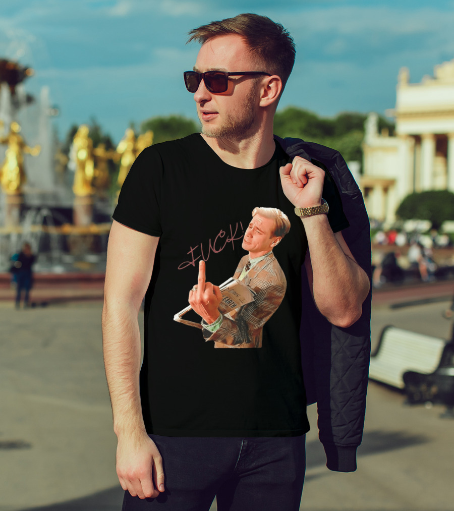 Jim Carrey Truman Show Middle Finger Meme Fuck Scene T-Shirt