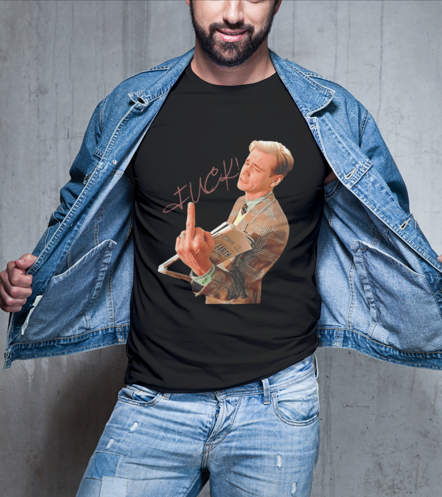 Jim Carrey Truman Show Middle Finger Meme Fuck Scene T-Shirt