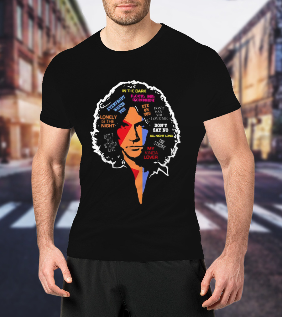 Billy Squier Emotions In Motion Album Cover Art Lyrics And Quotes T-Shirt