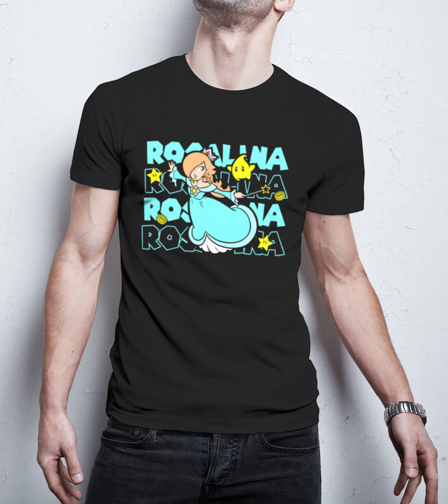 Super Mario Rosalina With Luma And Stars Est 1985 Disneyland T-Shirt