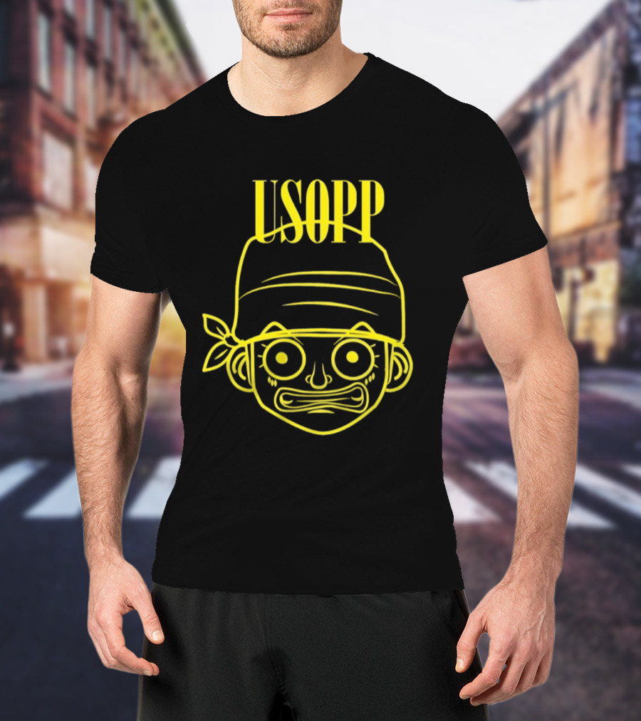 Ussop One Piece Straw Hat Crew Bandana Fan T-Shirt