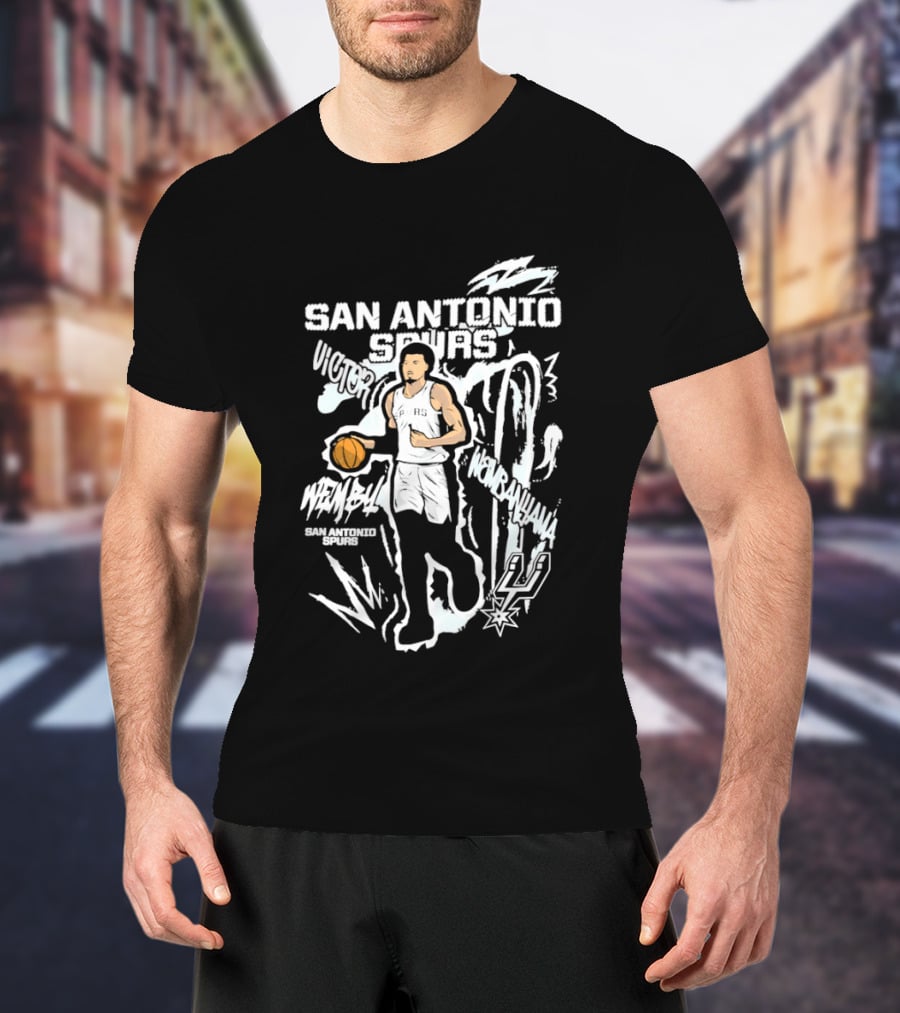 Victor Wembanyama San Antonio Spurs Basketball NBA Player 1 T-Shirt