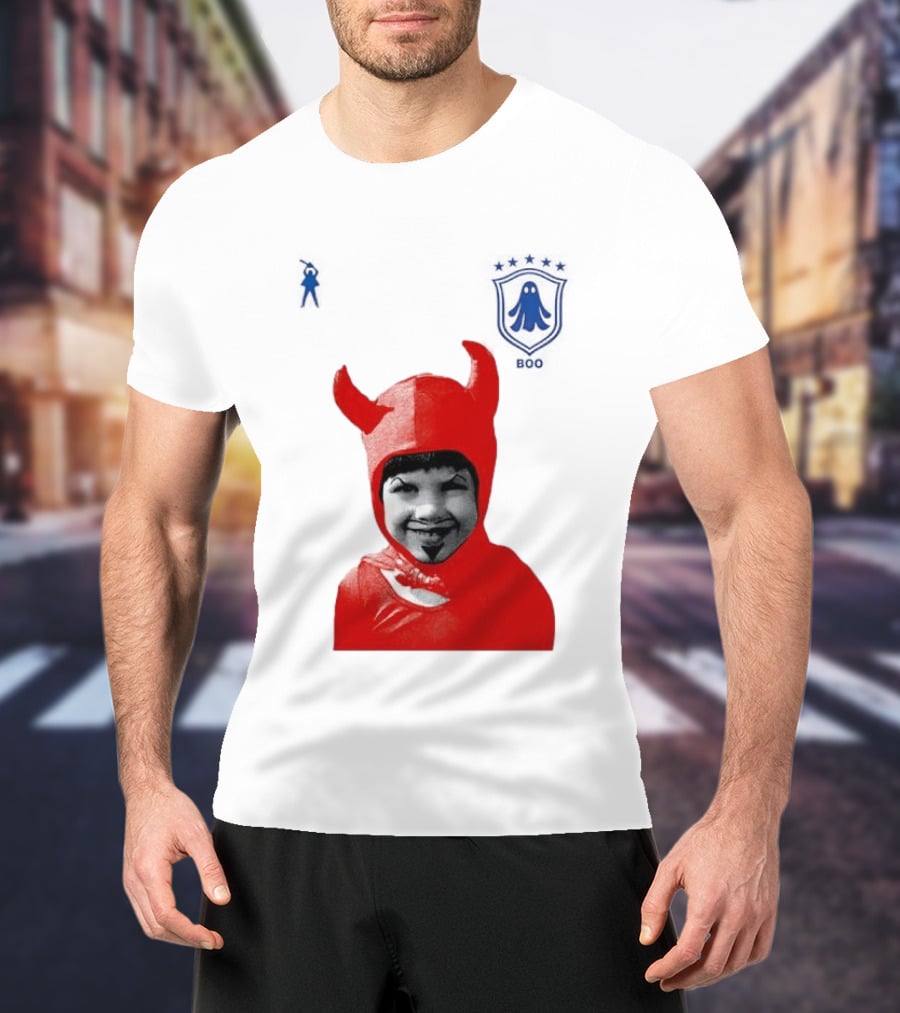 Seleção Diabo Problem Child Red Devil Costume T-Shirt
