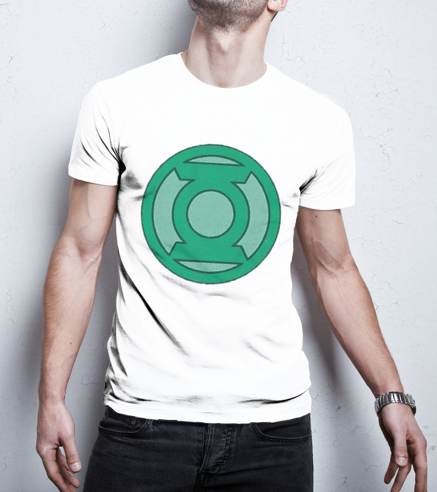 Green Lantern Corps Symbol Comics Hand Me Down T-Shirt