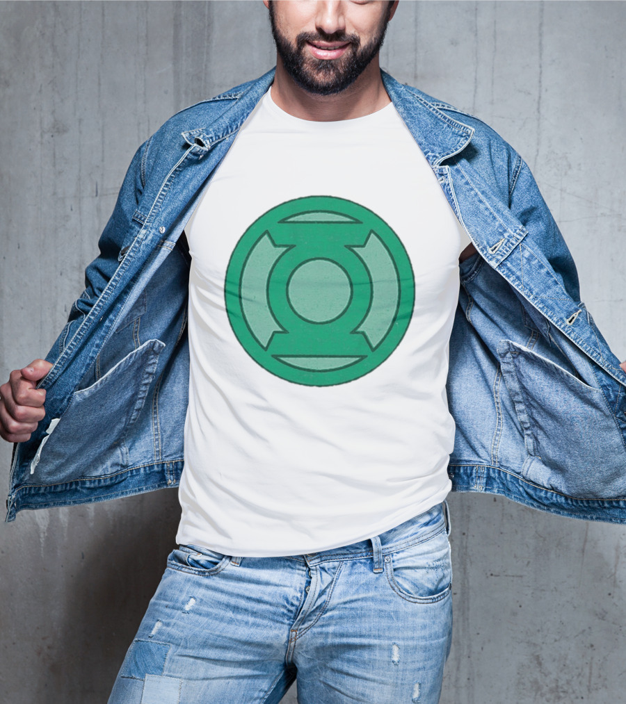 Green Lantern Corps Symbol Comics Hand Me Down T-Shirt