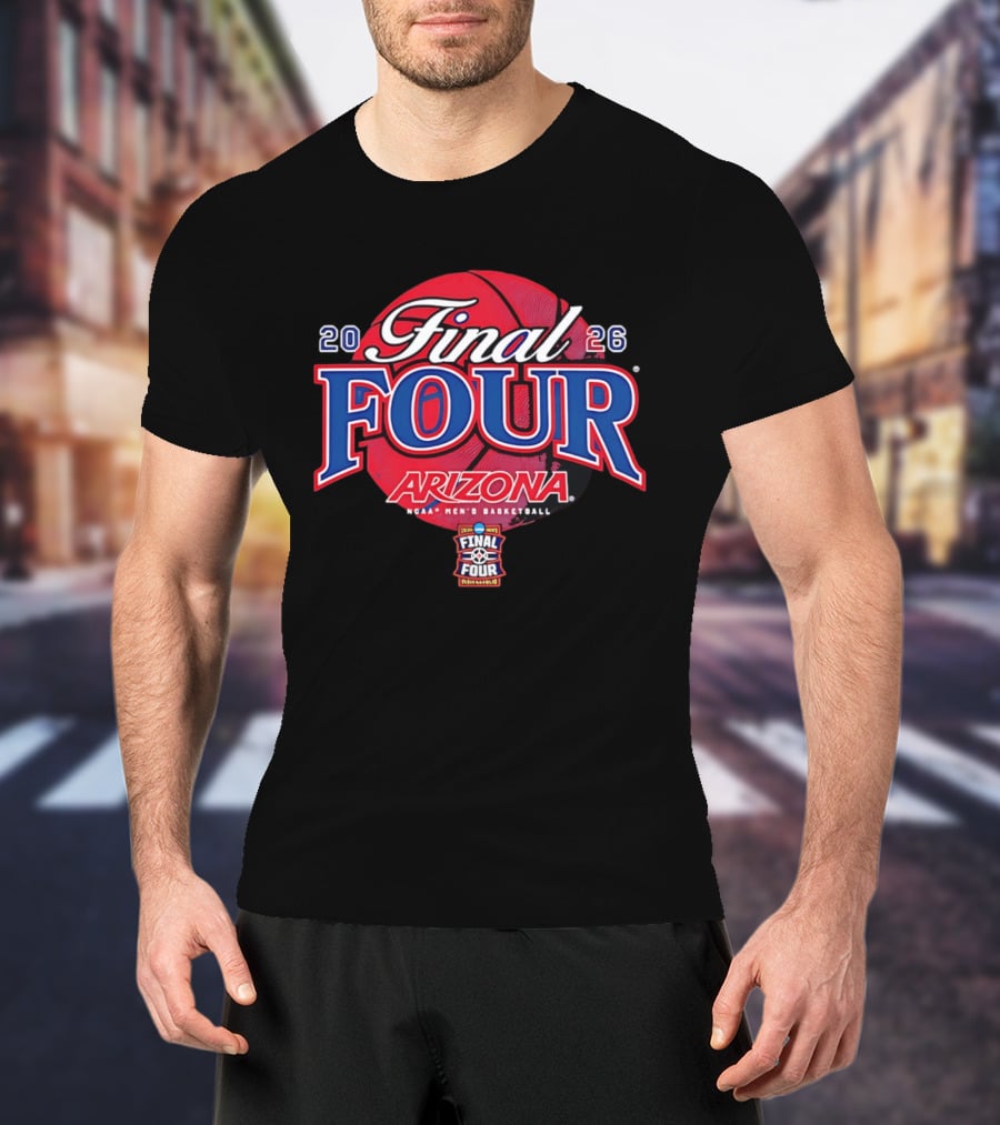 Arizona Wildcats NCAA Final Four 2026 Basketball Tournament T-Shirt
