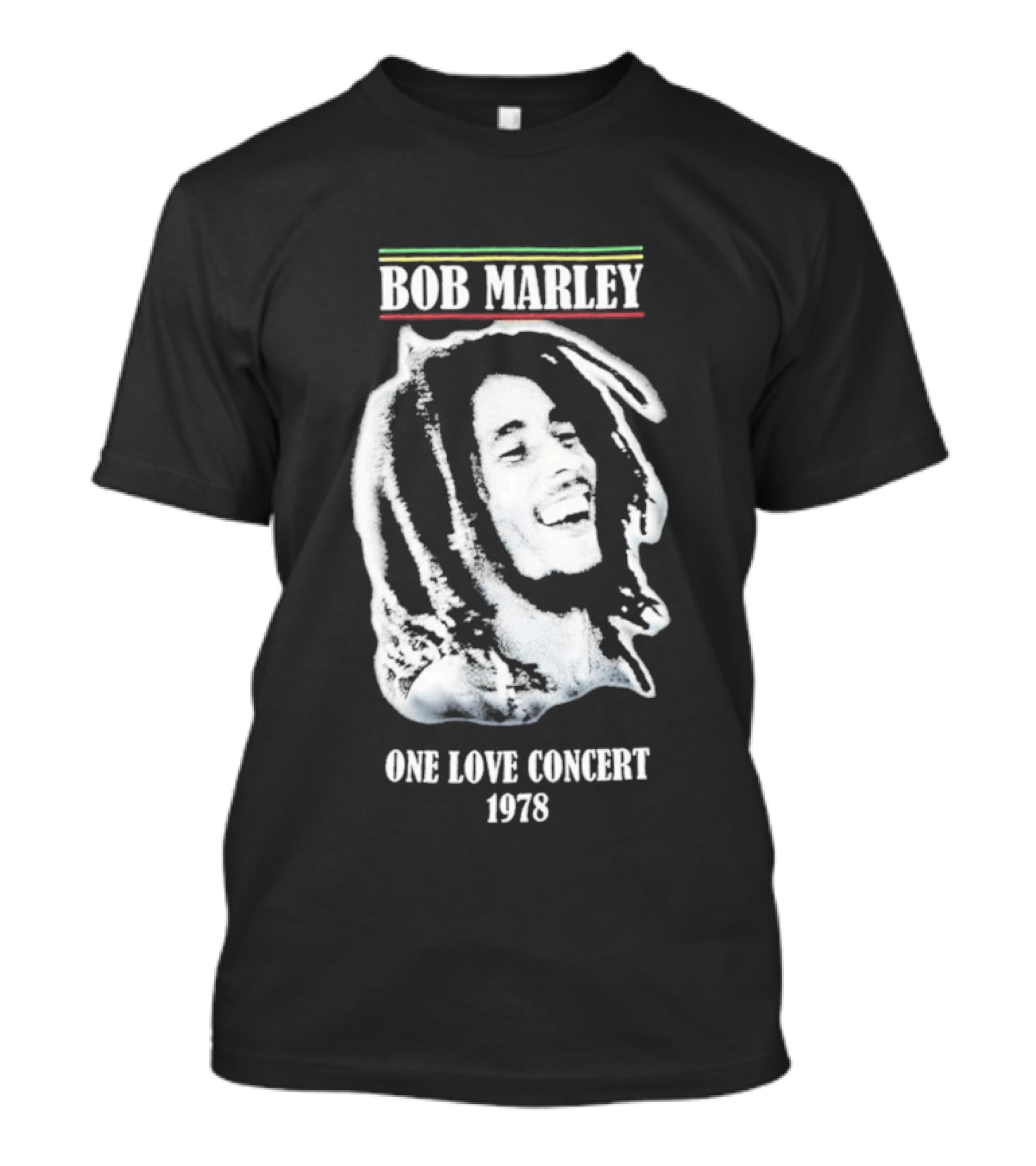 Bob Marley One Love Concert 1978 Rasta T-Shirt