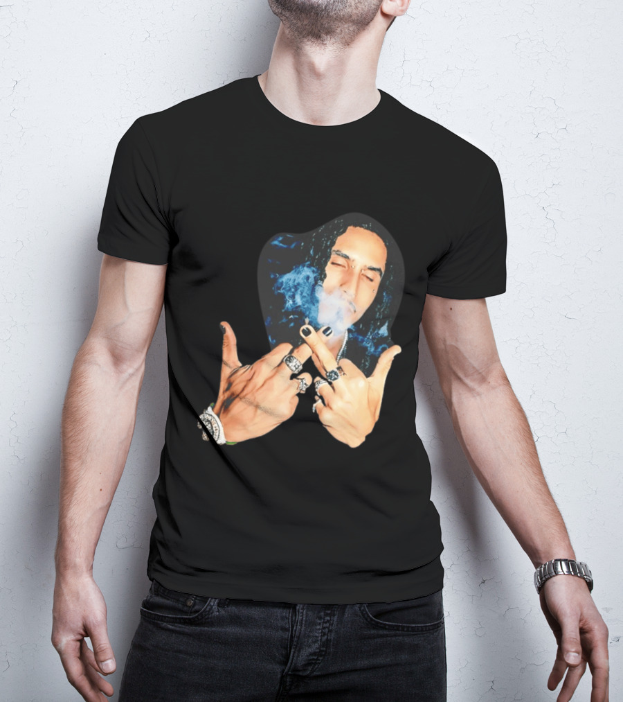 Brazil Matue Smoking Cigarette With Rings And Smoke T-Shirt