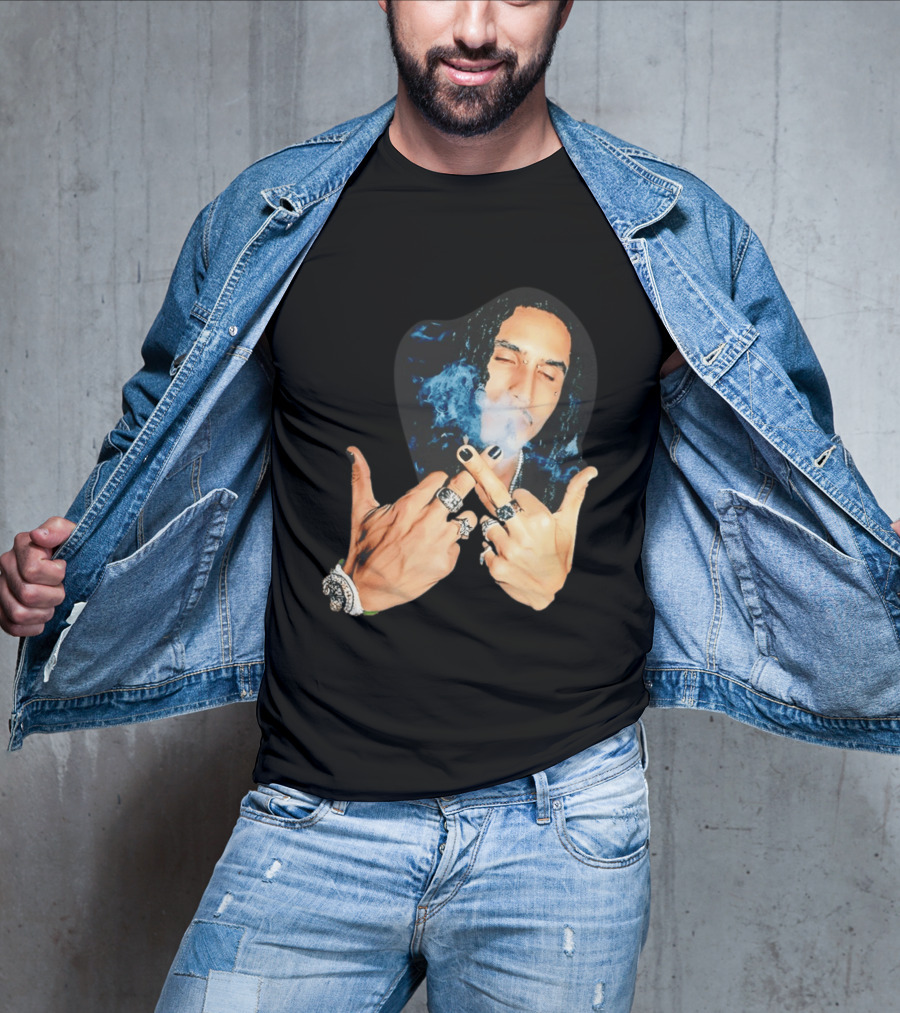 Brazil Matue Smoking Cigarette With Rings And Smoke T-Shirt