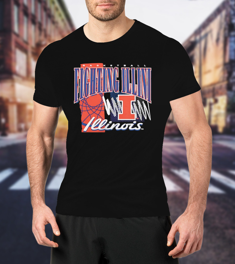 Illinois Fighting Illini Basketball T-Shirt