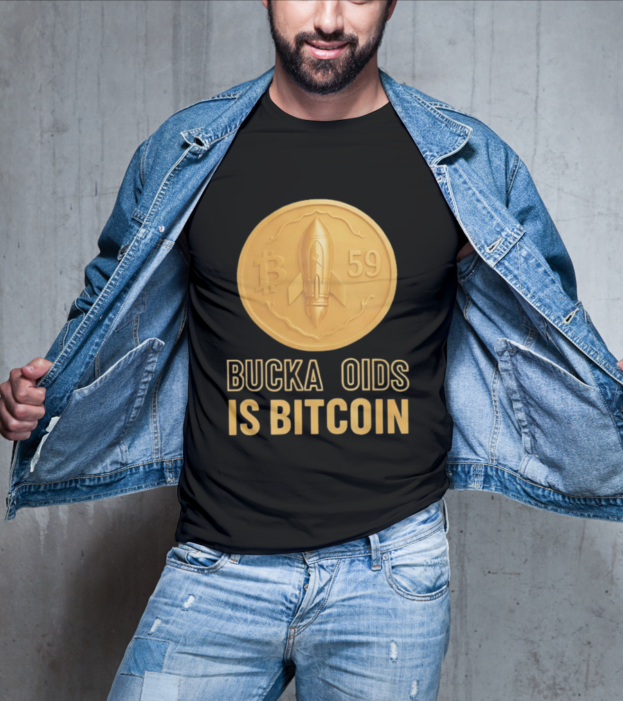 Buckazoids Bitcoin Rocket Coin B 59 T-Shirt