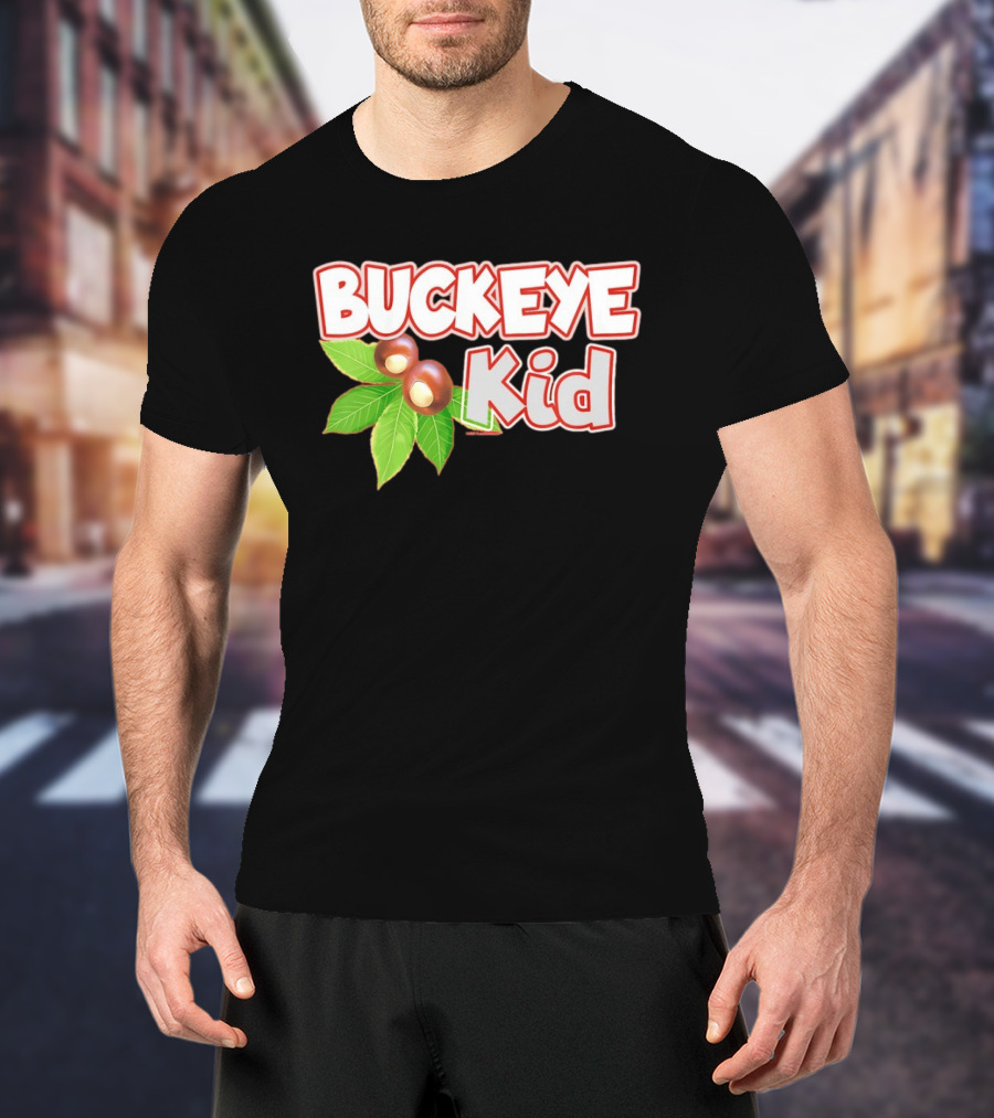 Buckeye Kid Ohio Tree Nut Leaf Home T-Shirt